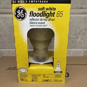 GE Soft White Floodlights 65 Watt R30 Track & Recessed - 6 Pack - NEW - Picture 1 of 7