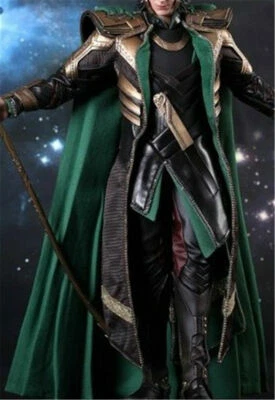 New The Avengers Thor Loki Adult Size Cos Suits Outfit Halloween Cosplay Costume - Image 1 of 4