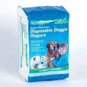 Clean Go Pet Disposable Doggie Diapers — Convenient Diapers for Incontinent - Picture 1 of 6