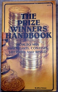 vntg Jeffrey Feinman 1980 mmpb THE PRIZE WINNERS HANDBOOK lottery bingo contests - Picture 1 of 5