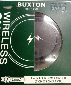 Buxton Wireless Charger Compatible with IPhone Black XO-9602 - Picture 1 of 2