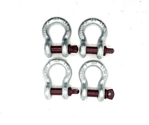 Load Rated  Anchor Shackles 3/4", Pin 7/8". Working Load Limit 4-3/4 Ton (Qty 4) - Bild 1 von 1