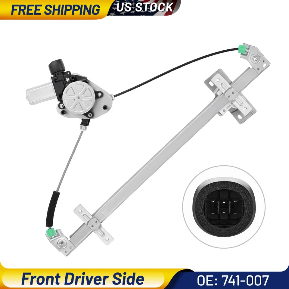 Regulador de ventana eléctrica con motor delantero lado del conductor para Honda Odyssey 2005-2010 Foto 1 de 4