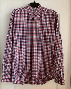 Southern Tide Gingham Check Long Sleeve Classic Fit Shirt Size Medium - Picture 1 of 9