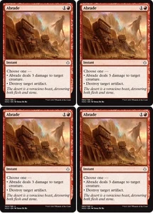 MTG - 4x ABRADE - Hour of Devastation (U) - Bild 1 von 1