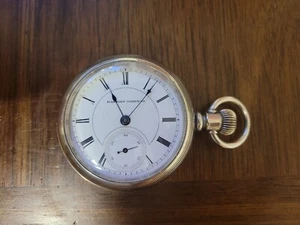 Hampden Watch Co Fahys Ore Silver Pocket Watch - Picture 1 of 7