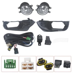 Clear Front Bumper Fog Lights Lamps Kit Switch For 2007-2009 Toyota Camry - Foto 1 di 8