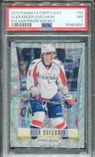 PSA 7 2013 Panini Father's Day Pulsar Prizm Alexander Ovechkin #50 Capitals