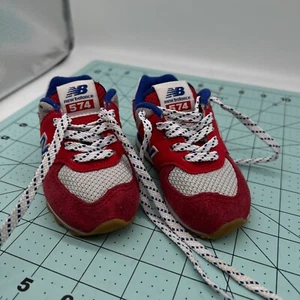 New Balance- Toddler Boys Size 4 - Red-White-Blue- 574 Core Plus- IC574SOR - Picture 1 of 15