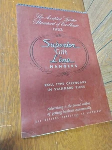 1953 Superior Gift Line Large Masters Salesman Calendar Sample Book ~ 23" x 15" - Picture 1 of 23