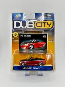 Jada Dub City Lexus SC430 Red & Black Grand Tourer Convertible Car - Picture 1 of 5