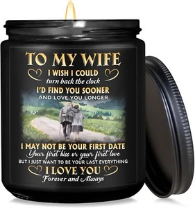 Wife Gifts - Birthday Gifts For Women - To My Wife Candle - Wifey Wife Gift from - Picture 1 of 6