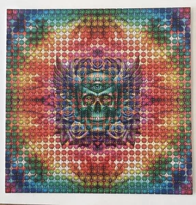 “Third eye vision” blotter art print - Picture 1 of 3