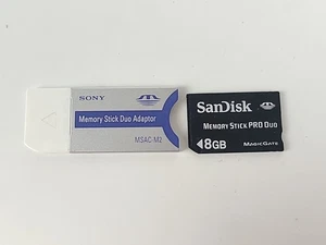 8 gb sandisk Sony compatible Memory Stick Duo Adapter For Sony MSAC-M2 - Picture 1 of 4