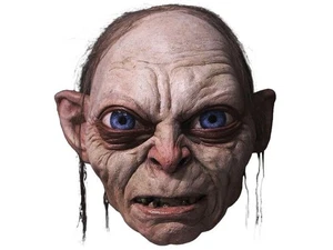 Gollum Mask Lord of the Rings Adult Latex Halloween Costume Movie Character TOT - Picture 1 of 3