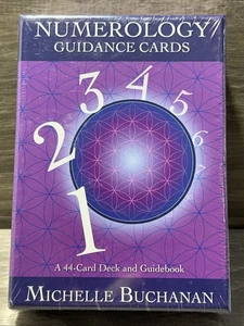 Numerology Guidance Cards: 44 Card Deck & Guidebook by Michelle Buchanan New - Imagen 1 de 3