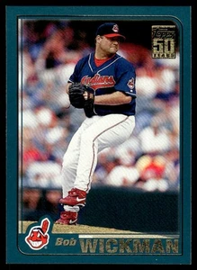 2001 Topps Bob Wickman Cleveland Indians #311 - Picture 1 of 2