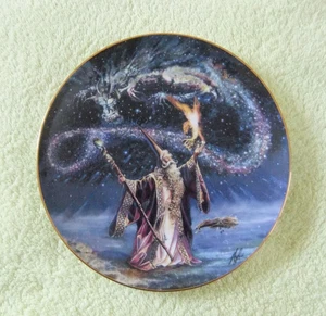 THE FRANKLIN MINT - SORCERERS SPELL ROYAL DOULTON MYLES PINKNEY COLLECTORS PLATE - Picture 1 of 4