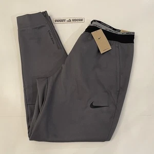 Size L $100 Nike Pro Therma-Fit Training Jogger Pants Men’s Gray DD2122-068 - Picture 1 of 11