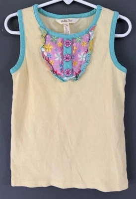 Matilda Jane Girl’s Sz 6 Let’s Go Together Just Keep Spinning Tank Top Floral - Image 1 of 4