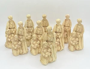 Lote De 9 Estatuillas De Colección Sagrada Familia Belén Católico Cristiano María Jesús - Imagen 1 de 11