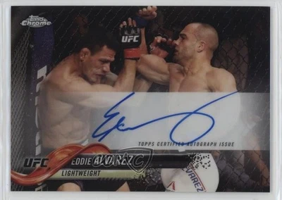 2018 Topps Chrome UFC Fighter Auto Eddie Alvarez #FA-EA Auto - Image 1 of 2