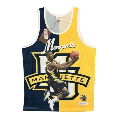 Dwyane Wade Mitchell & Ness Marquette Basketball Jersey Medium $85 - Image 1 of 4