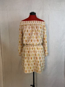 SANCTUARY On or Off-Shoulder Womens Mini Dress Size Medium Paisley D183 - Picture 1 of 13
