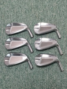 PRGR 01 Forged Titanium Core Iron Heads 6pcs (#5–PW) Used - Picture 1 of 8