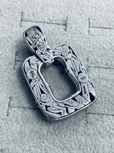 John Hardy Affe / Bambus Anhänger Sterling Silber 925 Designer - Bild 1 von 3