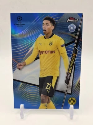 2021 Topps Finest Jude Bellingham Rookie Blue Refractor /150 UCL - Image 1 of 2
