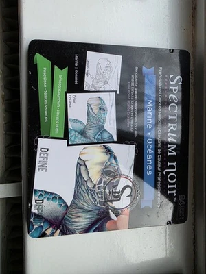Spectrum Noir Professional Coloured Pencils Marine 24 Tin - Image 1 of 3