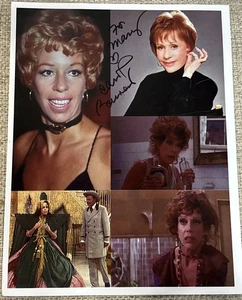 Photo 8x10 dédicacée signée Carol Burnett sans certificat d'authenticité - Photo 1/5