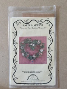 Patrón de adornos navideños de papel perforado para hacer papel elegancia casera  - Imagen 1 de 1