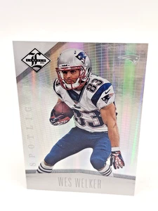 2012 Limited Silver Spotlight Patriots Football Card #58 Wes Welker 3/49 WR - Bild 1 von 3