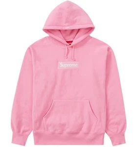 Felpa con cappuccio Supreme Box Logo (FW24) Rosa - Taglie S - XXL IN MANO - Foto 1 di 1