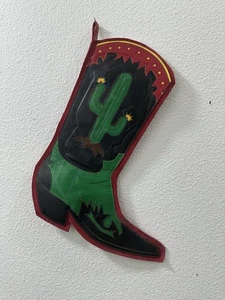 Rocketbuster Stiefel Saguaro Strumpf Leder Weihnachten Kaktus - Bild 1 von 6