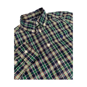 Ralph Lauren Plaid Shirt Natural Stretch Button Down Long Sleeve Boys Size 5 - Picture 1 of 5