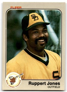 1983 Fleer Ruppert Jones San Diego Padres #361 NM+ Set Break