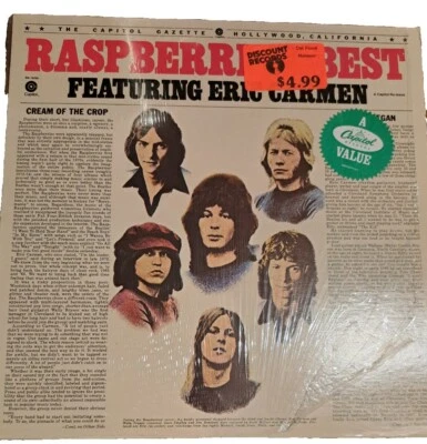 ERIC CARMEN RASPBERRIES LP RECORD BEST 33 1/3 - Image 1 of 4