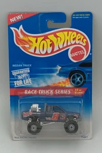 1996 Hot Wheels Blue Card Collector #383 Race Truck Series #4/4 Nissan Truck - Picture 1 of 3