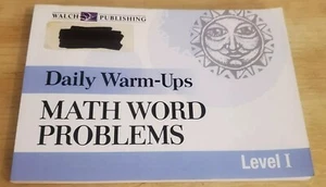 Daily Warm-Ups Math Word Problems Level I By Josh Bracket 2004 Paperback  - Bild 1 von 5