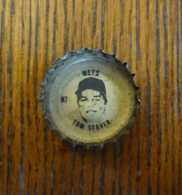 1968 SPRITE Coke TOM SEAVER New York Mets Bottle Cap #N7 Scarce - Image 1 of 2