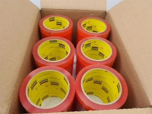 12 Rolls NEW! 3M Scotch 5" x 6" Pouch Tape - Orange - 824 - Picture 1 of 4