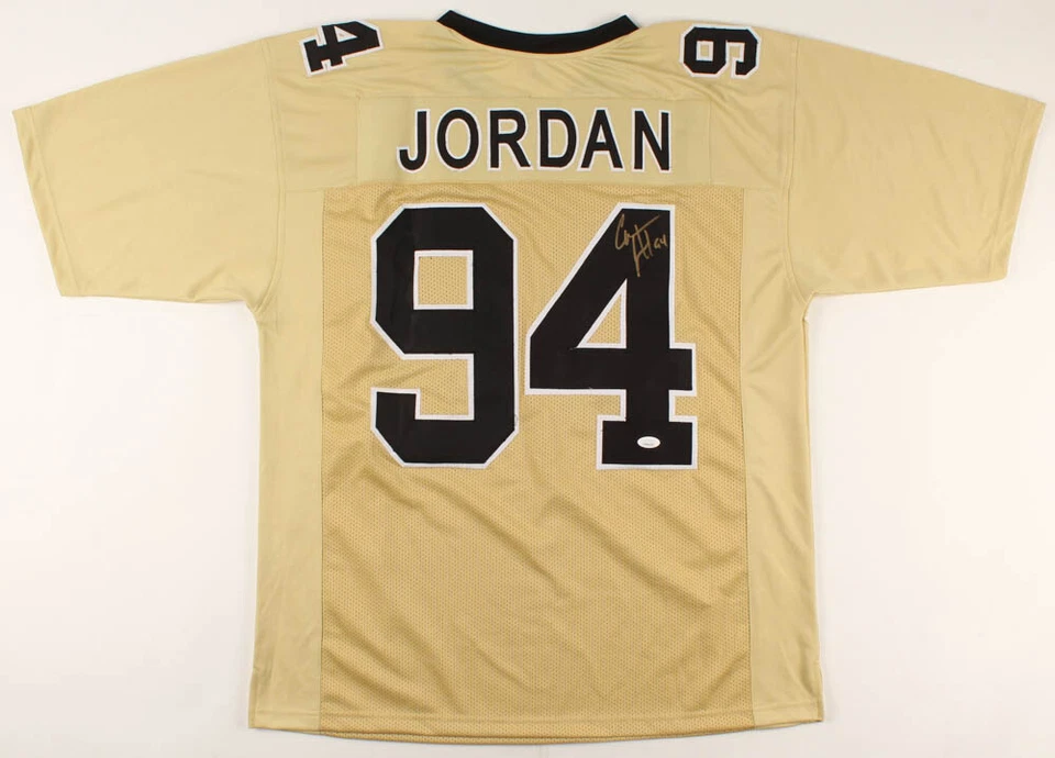 Cameron Jordan Signed New Orleans Saints Gold Jersey (JSA COA) 3×Pro Bowl D.E. - Image 1 of 4
