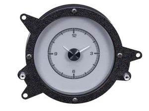 Dakota Digital 1969-70 Ford Mustang Analog Clock Gauge HDX Silver HLC-69F-MUS-S - Picture 1 of 8