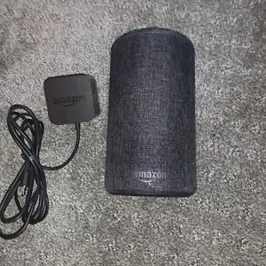 Amazon Echo (2nd Generation) Gray Wireless Alexa Enabled Bluetooth Smart Speaker - Picture 1 of 3