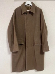 AURALEE Orly Melton Soutien Collar Coat Size:L Used - Picture 1 of 3