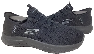 Skechers Women's Slip-Ins Work Summits SR Enslee Shoes Black Wides Size:9.5 107R - Image 1 of 4
