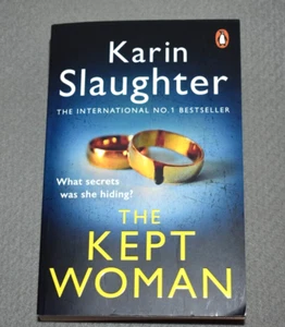 VG! THE KEPT WOMAN by KARIN SLAUGHTER, A WILL TRENT NOVEL ~ LARGE PAPERBACK - Picture 1 of 6